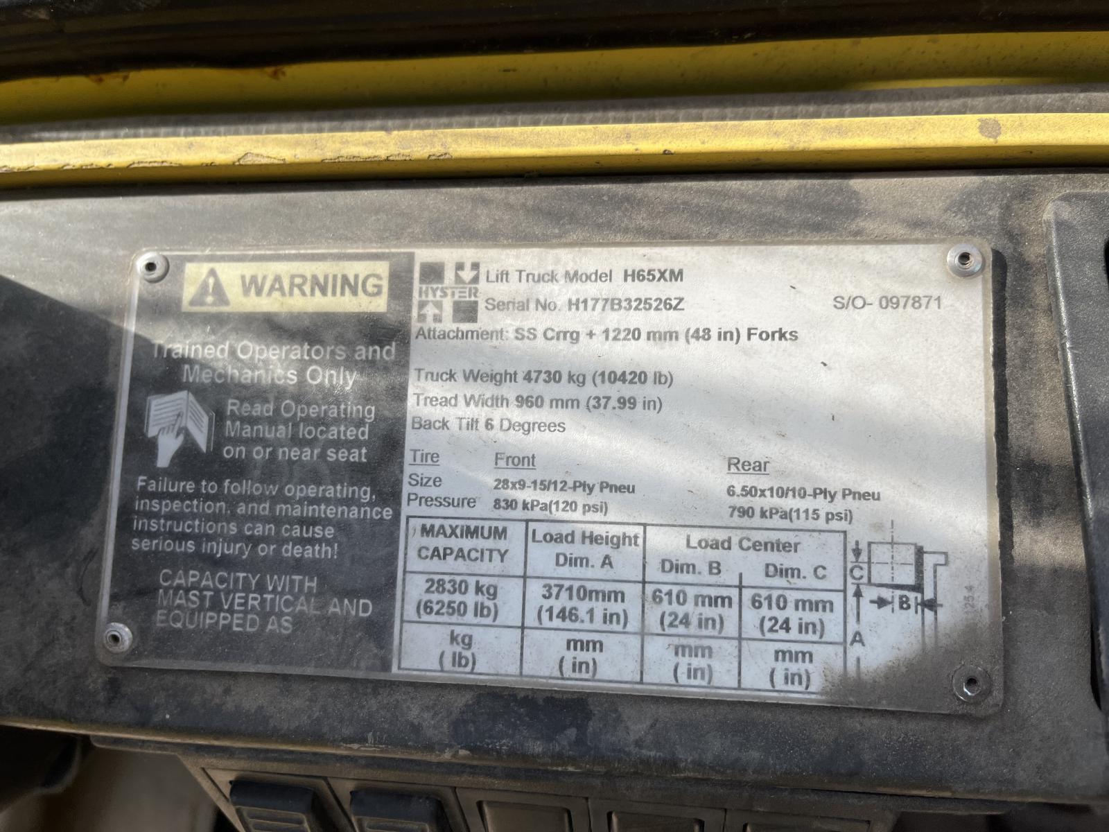 ./imagenes/INVOICE/2019/17944/HYSTER H65XM (14).JPG